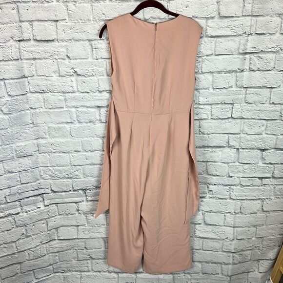 Tahari Pink Sleeveless Jumpsuit Size 6 - Picture 5 of 6